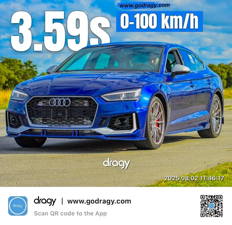 Audi RS5, foto publicada pela Modesto